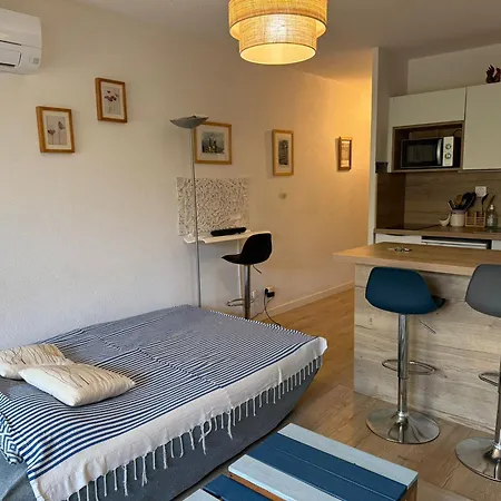 דירה Banyuls, T2, Rez-de-jardin, Parking, Wifi, Clim - Fr-1-309-340