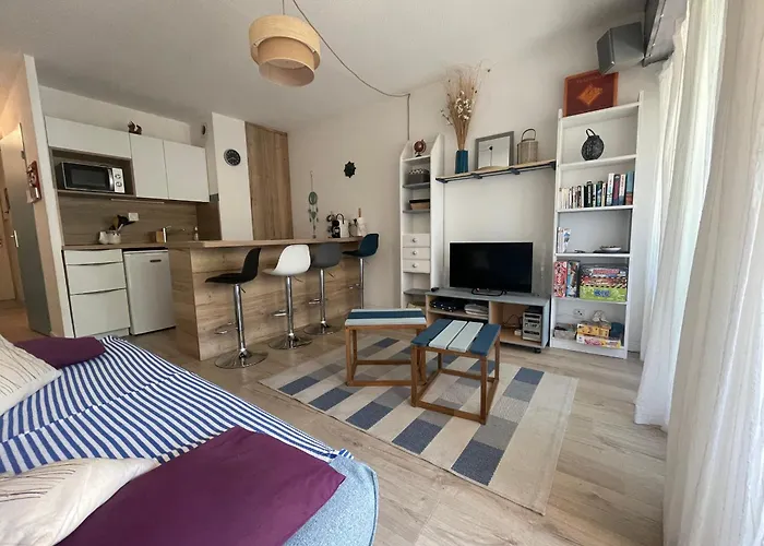 Banyuls, T2, Rez-de-jardin, Parking, Wifi, Clim - Fr-1-309-340 * Banyuls-sur-Mer